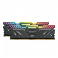 купить Оперативная память с RGB подсветкой 32GB Kit (2x16GB) GEIL POLARIS RGB 4800Mhz DDR5 PC5-38400 40-40-40-77 1.1V GOSG532GB4800C40DC Titanium Gray в Алматы фото 1
