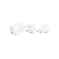 Купить BELKIN 100w 2C1A Wall Charger with interchangable plug tips UK, EU, US Алматы