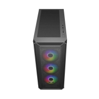 купить Компьютерный корпус FSP CMT591A, Без БП, 2xUSB3.0, 4xFAN120 ARGB, Tempered Glass, Black, E-ATX в Алматы фото 2