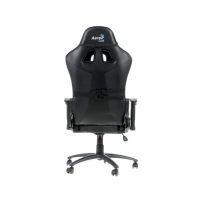 купить Кресло геймерское Aerocool AC120 AIR-B, регулировка высоты, подлокотник, 150 кг, Black в Алматы фото 3