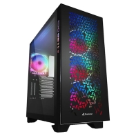 купить Корпус ПК без БП Sharkoon ELITE SHARK CA300H Bk <EATX, 4x3.5, 7x2.5, 2xUSB 3.0, 1xTypeC, Audio, 505*235*520mm> в Алматы фото 1