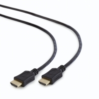 купить Кабель HDMI Cablexpert CC-HDMI4-1M, 1м, v2,0, 19M/19M, черный, позол.разъемы, экран, пакет в Алматы фото 1