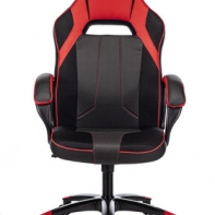 купить Кресло игровое Zombie VIKING 4 AERO черный/красный искусст.кожа/ткань с подголов. крестовина пласт. в Алматы фото 1