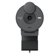 купить Вэб-камера LOGITECH Web camera Brio 300 Full HD Black 960-001438 в Алматы фото 3