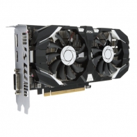 купить Видеокарта MSI GeForce GTX1050Ti, 4Gb GDDR5 128bit 1xDVI-D 1xHDMI 1xDP, GTX 1050 Ti 4GT OCV1 в Алматы фото 2