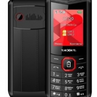 купить Мобильный телефон Texet TM-D206 черно красный в Алматы фото 1