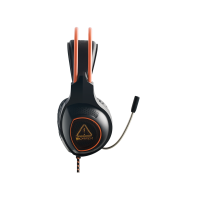 купить CANYON Nightfall GH-7 Gaming headset with 7.1 USB connector, adjustable volume control, orange LED backlight, cable length 2m, Black, 182*90*231mm, 0.336kg в Алматы фото 3