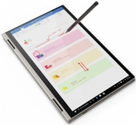 купить Ноутбук Lenovo Yoga C740-14IML  14.0** FHD(1920x1080) IPS nonGLARE/TOUCH/Intel Core i7-10510U 1.80GHz Quad/8GB/1TB SSD/GMA HD/WiFi/BT5.0/HD Web Camera/BLKB+FPR+USB-C/Active Pen/4cell/1.40kg/Windows 10 Home/1Y/IRON GREY в Алматы фото 4