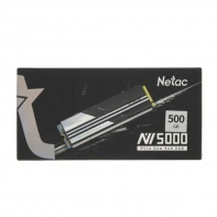 купить Твердотельный накопитель SSD 500Gb, M.2 2280, Netac NV5000, NVMe, PCIe 4x4, 5000R/2500W, heat sink в Алматы фото 3
