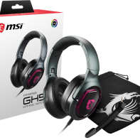 купить Гарнитура MSI Immerse GH50 GAMING 7.1 Sound, USB 2.0, 2.2м с позолоченным коннектом, RGB Mystic Ligh в Алматы фото 1