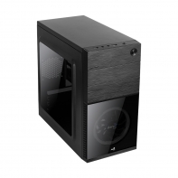 купить Компьютерный корпус, Aerocool, CS-105 Blue ACCS-PC09011.B1, Micro ATX/mini-ITX, USB 1*3.0/1*2.0, HD-Audio Mic, Кулер 120мм LED, Высота процессорного кулера 148 мм, Длина VGA до 320мм, 1*5.25*/ 2*3.5*/1*2.5*, 361x187x355мм, Без Б/П, Чёрный в Алматы фото 3