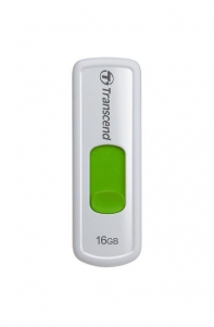 купить USB Флеш 16GB 2.0 Transcend TS16GJF530 белый-зеленый в Алматы фото 1