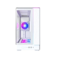 купить Корпус Montech KING 15 PRO (W) Micro-ATX/Mini-ITX 2xUSB3.0 1xType-C 1xAudio Белый в Алматы фото 2