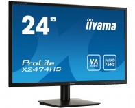 купить Монитор LCD 23.6** 16:9 1920х1080(FHD) VA, nonGLARE, 250cd/m2, H178&deg;/V178&deg;, 3000:1, 12М:1, 16.7M, 4ms, VGA, HDMI, DP, Tilt, Speakers, 3Y, Black в Алматы фото 2