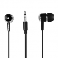 купить CANYON EPM- 01 Stereo earphones with microphone, Black, cable length 1.2m, 23*9*10.5mm,0.013kg в Алматы фото 2