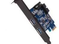 купить Карта расширения USB PCI-E ORICO PVU3-2O2I-V1 <USB3.0 Тип-A * 2, PCI-E, BLACK, 121*86* 21.6mm> в Алматы фото 2