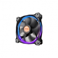 купить Кулер для компьютерного корпуса,Thermaltake, Riing 14 LED RGB Switch ,CL-F043-PL14SW-A, 140мм, 1100-1400 об.мин, 4/5pin, Подсветка RGB 256 цветов, Габариты 140х140х25мм, Чёрный в Алматы фото 1