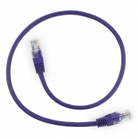 купить Патч-корд UTP Cablexpert PP12-0.5M/V кат.5e, 0.5м, литой, многожильный (фиолетовый) в Алматы фото 1