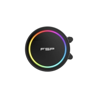 купить СЖО FSP AE36-B FSP, 360mm, support LGA1700/1851, AM5, RGB, Black в Алматы фото 3