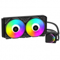 купить PCCooler HALO FRGB GI-AH240P, 4-пин, 20XX/115X/1366/AM4-FM2, 8-29.1дБ, 1000-2000об/мин, 250W в Алматы фото 1