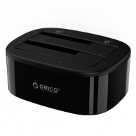 купить Док-станция HDD 2.5/3,5* ORICO 6228US3-C-EU-BK-BP <USB3.0, кабель 1М, 12V3A, BLACK> в Алматы фото 1