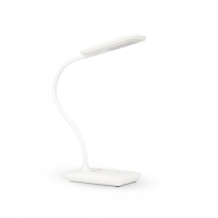 купить Настольная лампа, Deluxe, DLTL-102W-6W, 6Вт, 24 диода, Сенсорное управление, 3 Степени яркости, ABS Пластик, Питание от USB и 220V, Белый в Алматы фото 1
