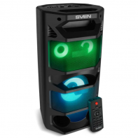 купить SVEN PS-670, черный, акустическая система (65W, TWS, Bluetooth, FM, USB, microSD, LED-display, RC) в Алматы фото 2