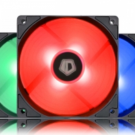 купить Вентилятор для корпуса ID-Cooling XF-12025-RGB-TRIO <комплект из 3шт, RGBLED, 120mm, 2000RPM> в Алматы фото 1