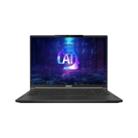 купить Игровой Ноутбук MSI Stealth A16 AI+ A3XVFG-069KZ, 16* QHD (2560x1600), IPS, 240Hz, Ryzen AI 9 HX 370 5.1GHz, 32GB LDDR5, 1TB*1 NVMe SSD, RTX&trade;4060 GDDR6 8GB, Win 11 Home Core Black в Алматы фото 1