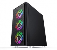 купить Компьютерный корпус PCCooler Game 6 (MM200), Без БП, USB3.0x1/USB2.0x2, Black, ATX Midi в Алматы фото 3