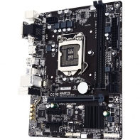 купить Материнская плата GIGABYTE GA-H110M-S2H LGA1151  H110 PCI-E Dsub+DVI+HDMI GbLAN SATA MicroATX 2DDR4 в Алматы фото 1