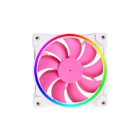 купить Вентилятор для корпуса ID-Cooling ZF-12025 Pink ARGB <120mm, 900~2000&plusmn;10%RPM, 4Pin PWM> в Алматы фото 1