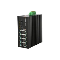 Купить Промышленный неуправляемый PoE, 8GE+2SFP, 240Вт Алматы