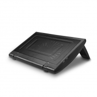 купить Охлаждающая подставка для ноутбука, Deepcool,  WINDWHEEL FS DP-N122-WWFS, 15,6*, Вентилятор 20см,  700±10%RPM, 2*USB 2.0, 23дБл, Габариты 350х270х40мм, Чёрный в Алматы фото 1