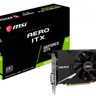 купить Видеокарта MSI GeForce GTX1650 SUPER, 4GB GDDR6 128-bit 1xDVI 1xHDMI 1xDP GTX 1650 SUPER AERO ITX OC в Алматы фото 1