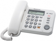 Купить Panasonic Телефон проводной KX-TS2358RUW (белый)  Алматы