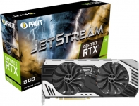 купить Видеокарта, PALIT, RTX2070 JETSTREAM 8G 4710636270192, NE62070020P2-1061J, GDDR6, 256bit, USB-C, 3-DP, HDMI, Цветная коробка в Алматы фото 1