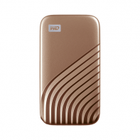 купить Внешний SSD диск 2Tb, WD My Passport WDBAGF0020BGD-WESN, USB Type-C/3.2, Gold в Алматы фото 1