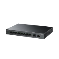 купить Коммутатор PoE+ GbE 10-портовый Tp-Link LS1210GP <10-портовый гигабитный настольный коммутатор,с 8 портами PoE+ IEEE 802.3af/at, бюджет мощности PoE 61W,  1 порт SFP > в Алматы фото 2