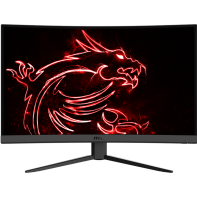 купить Изогнутый Геймерский Монитор 27* MSI Optix G27CQ4 VA 2560x1440 16:9 165HGz 1500R 1ms 250cd/m 3000:1 100млн:1 2xHDMI DP Угол Обзора 178/178 SRGB-115% Цвет: Черный. Изогнутый игровой монитор в геймерском дизайне с радиусом кривизны экрана 1500R, позвол в Алматы фото 1