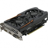 купить Gigabyte GTX1050Ti OC, GV-N105TOC-4GD, 4G/128bit GDDR5, 1455 MHz/ 1341  MHz, DVI-D, HDMI 2.0, Display Port в Алматы фото 3