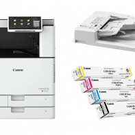 купить МФП Canon/imageRUNNER ADVANCE DX C3720i + DADF-BA1 (АПД-100с.) + комплект тонеров Canon/C-EXV49/запуск через АСЦ в Алматы фото 1