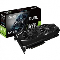 купить Видеокарта ASUS GeForce RTX2080, GDDR6 8Gb, 256bit, 14000Mhz, HDMIx1, DPx3, HDCP, USB Type-Cx1, DUAL-RTX2080-O8G                                                                                                                                           в Алматы фото 1