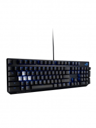 купить Игровая клавиатура ASUS Strix Scope 90MP0180-B0RA00, Cherry MX red switches, аллюминивая рама, USB, RGB подсветка в Алматы фото 1