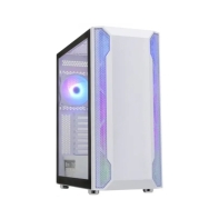 Купить Case ATX midi tower APEX, 3701 white, 1*120mm ARGB + 3*120mm white + ARGB fan hub + RC, 700W Алматы