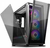 купить Компьютерный корпус, Deepcool, MATREXX 50 ADD-RGB 3F, DP-ATX-MATREXX50-AR-3F-US, ATX/Micro ATX, USB 3.0*1/2.0*2, HD-Audio Mic, Высота процессорного кулера до 168мм, Сталь 0,6, Без Б/П,Чёрный в Алматы фото 2