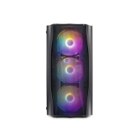 купить Корпус 1Stplayer FireBase X3-M, Mini Tower, m-ATX, Black, 2x3.5*/1x2.5*, 2xUSB2.0, USB3.0, RGB в Алматы фото 3