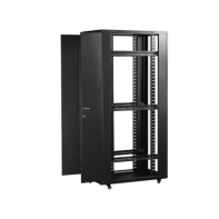 купить Шкаф 19* Business, 42U 600x1000, черный, передняя дв. перфорир., задняя дв. распашная перфорир. в Алматы фото 3