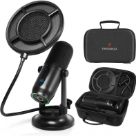 купить Микрофон Thronmax M2P Mdrill One Pro Kit Black 96Khz <конденсаторный, всенаправленный, Type C plug, 3.5mm, RGB> в Алматы фото 1