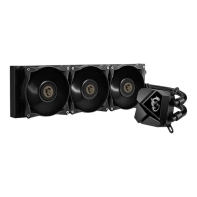 купить Водяное охлаждение для CPU MSI MAG CORELIQUID P360. Socket Intel/AMD, 4pin, Fan 3x120см в Алматы фото 3